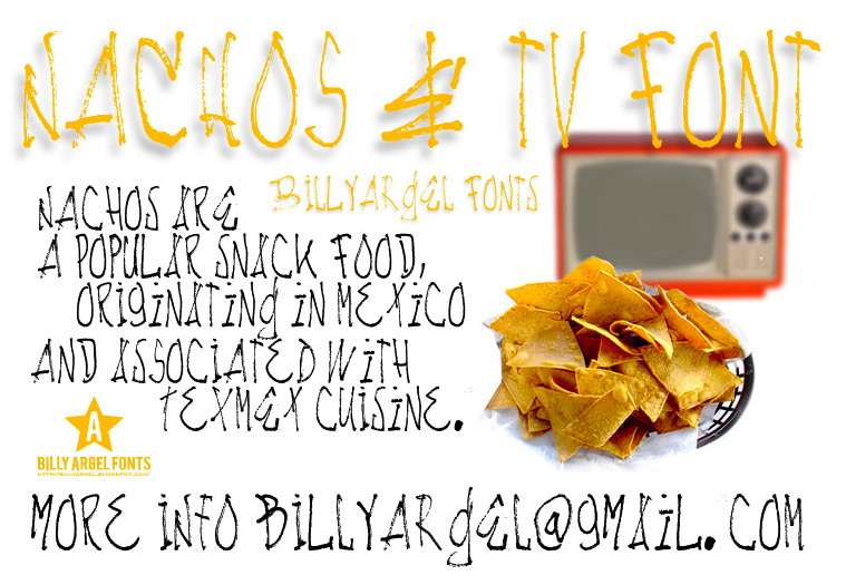 NACHOS & TV フォント