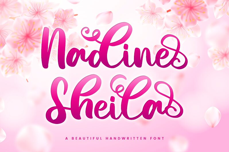 Nadine Sheila Schriftart