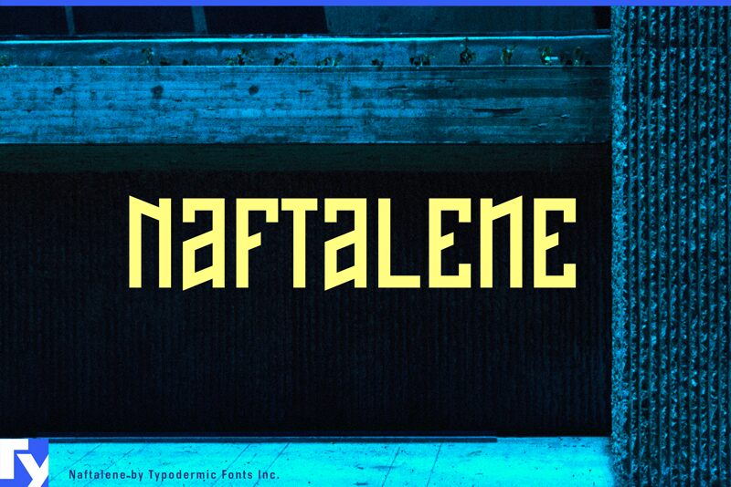 Naftalene Schriftart