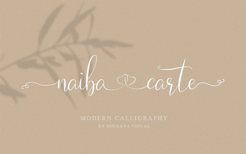 Naibacarte Schriftart