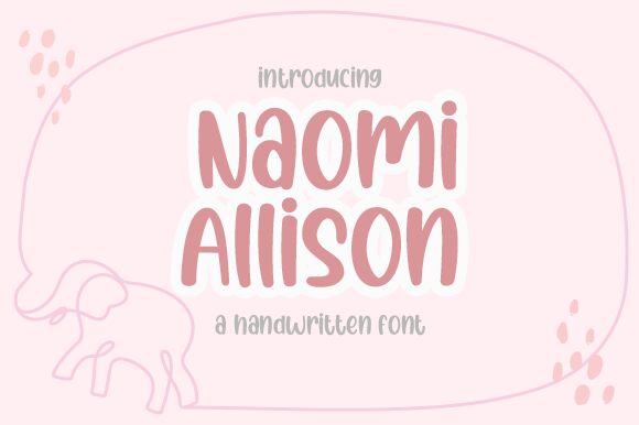 Naomi Allison font