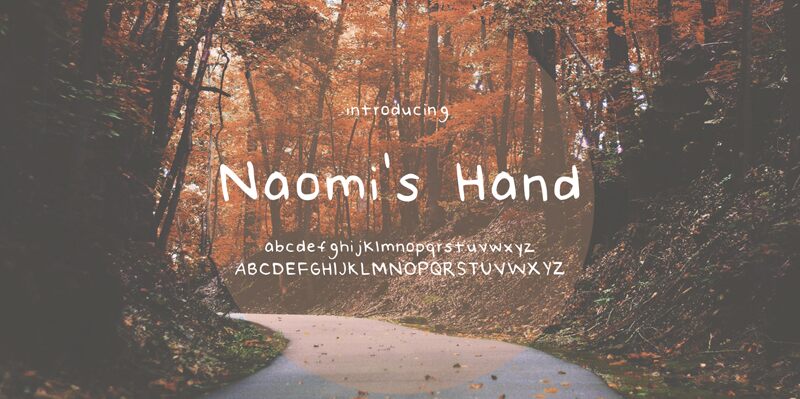 Naomis Hand Шрифт