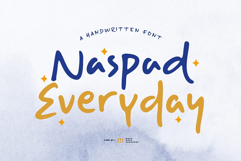 Naspad Everyday Schriftart