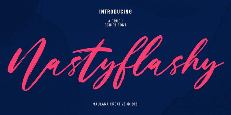 Nastyflashy Schriftart