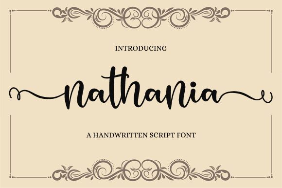 Nathania الخط