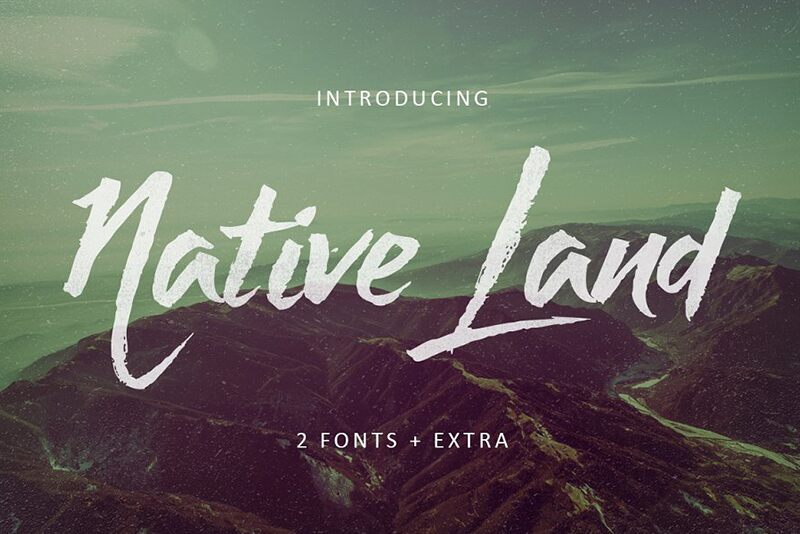 Native Land Schriftart