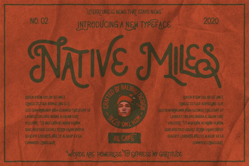 NativeMilesType Font