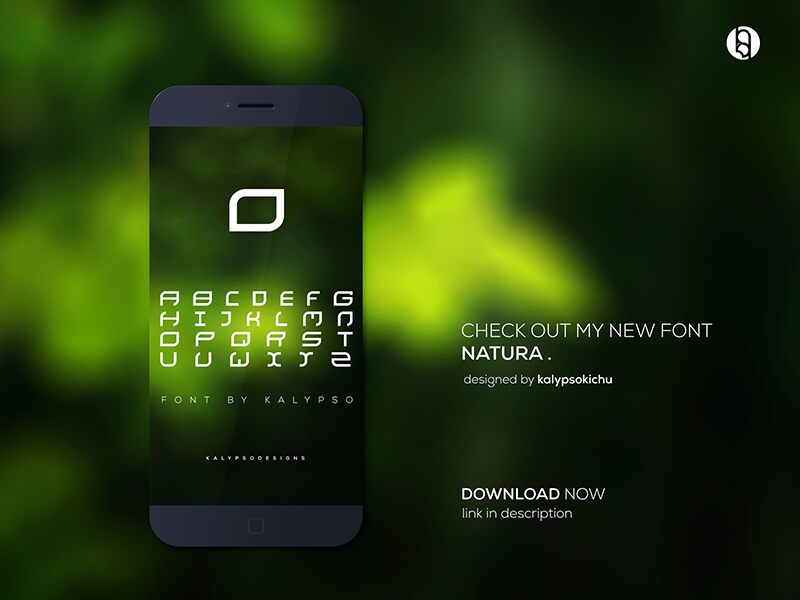 natura Bold font