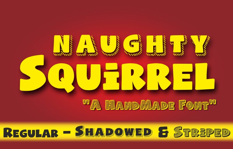 Naughty Squirrel Schriftart
