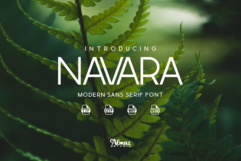 Navara Шрифт