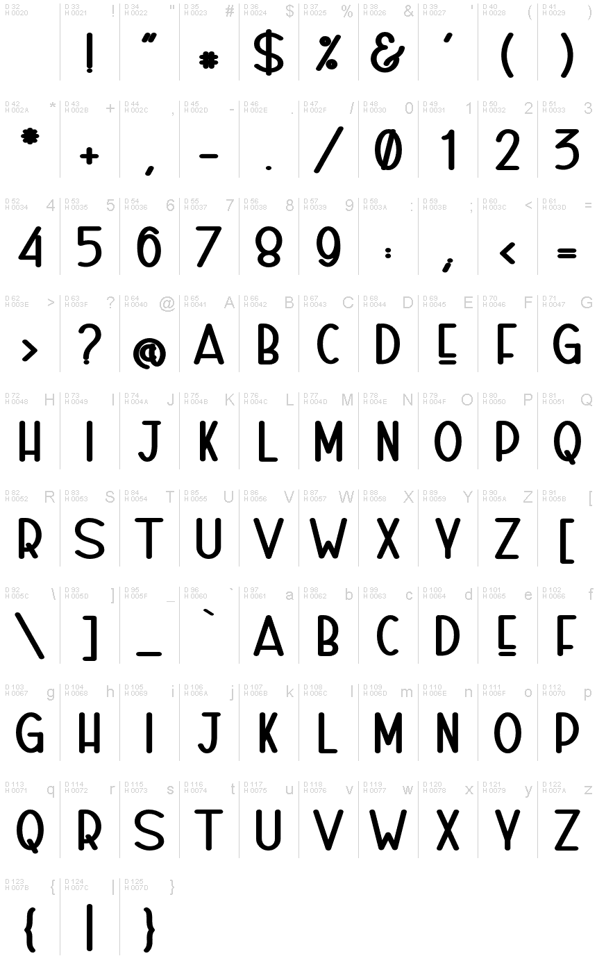 Naura-Bold_DEMO font