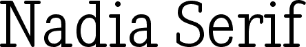 Nadia Serif Normal