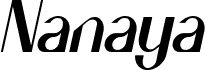 Nanaya Free Italic