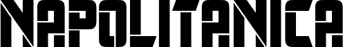 Napolitanica Straight Regular шрифт