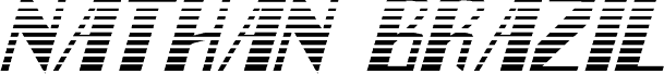 Nathan Brazil Gradient Italic