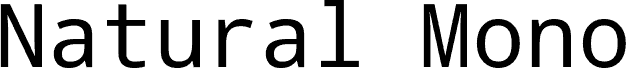 Natural Mono Regular