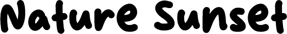 Nature Sunset fonte