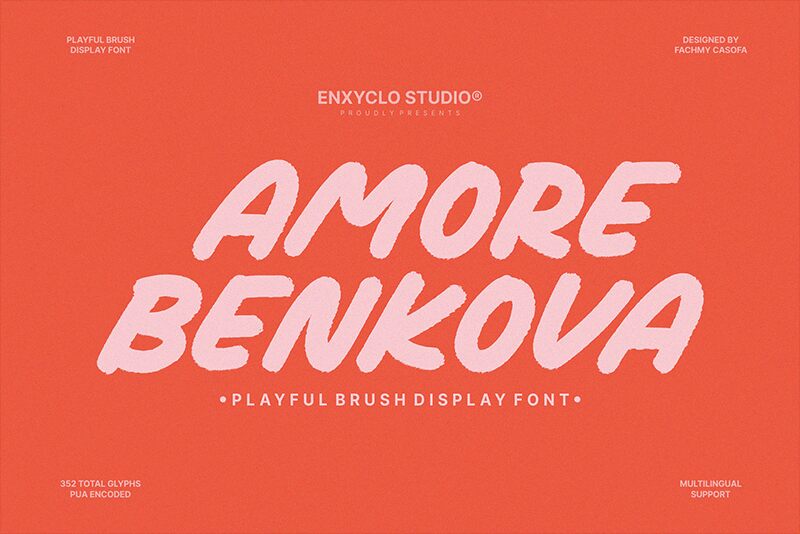 NCL Amore Benkova Font