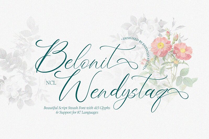 NCL Belonit  Wendystaq Font