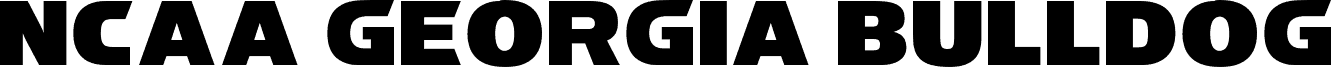 Preview of the NCAA Georgia Bulldog Bold font