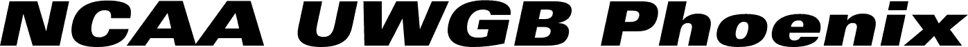 NCAA UWGB Phoenix Italic
