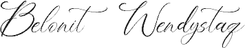 NCL Belonit  Wendystaq Demo font