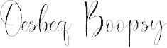 NCL Oesbeq Boopsy Demo font