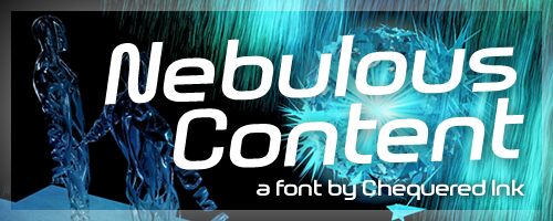 Nebulous Content Czcionka