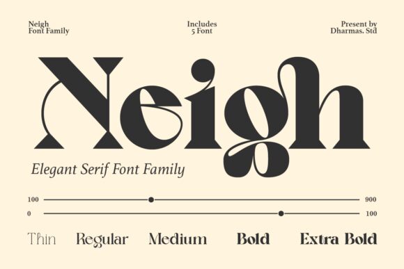 Neigh Schriftart