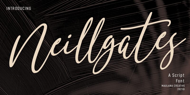 Neillgates Schriftart