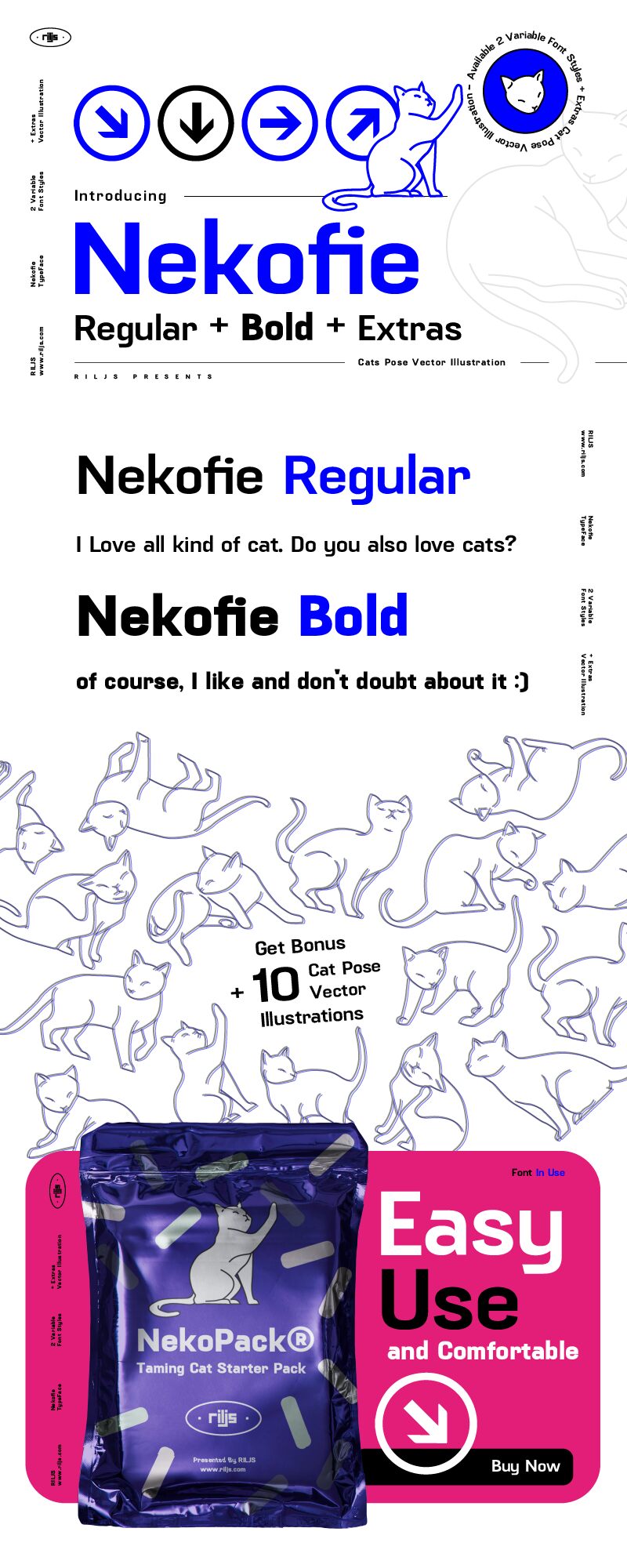 Nekofie Schriftart