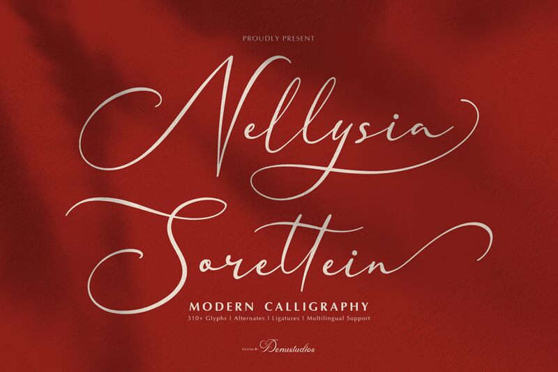 Nellysia Sorettein — Font presentation