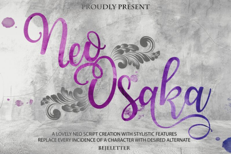 Neo Osaka Czcionka