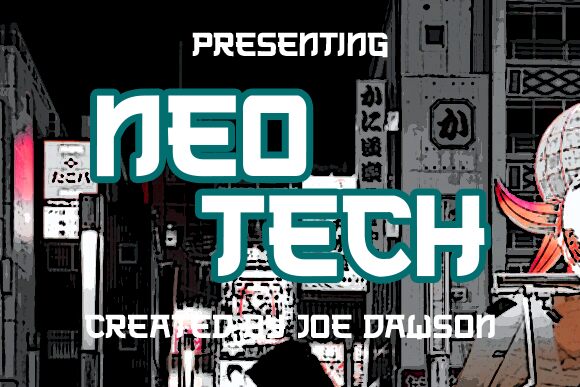 Neo Tech Czcionka