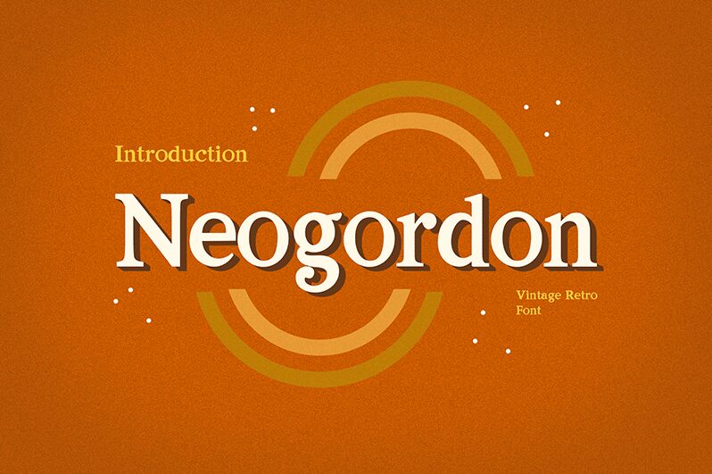 Neogordon Шрифт