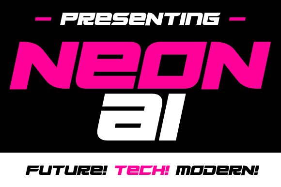 Neon AI الخط