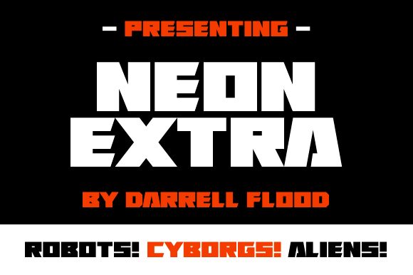 Neon Extra Шрифт