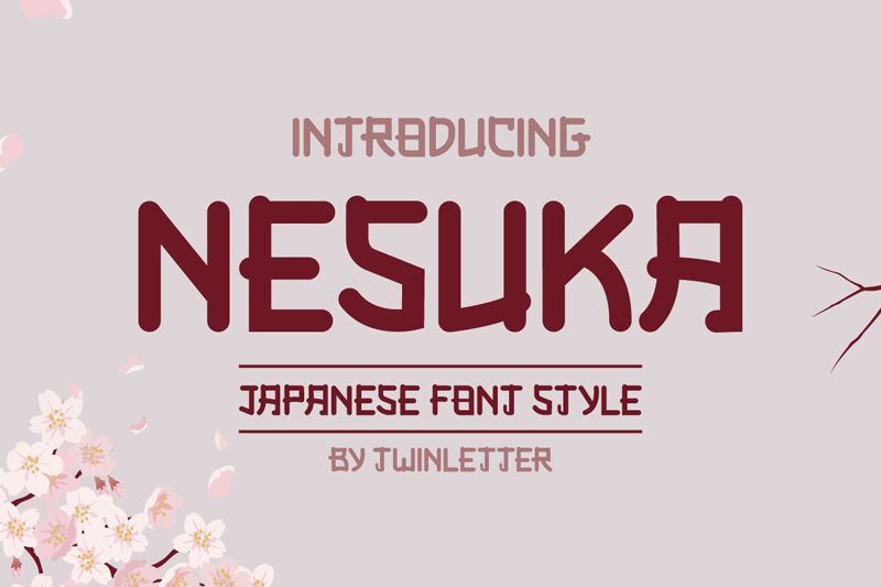 NESUKA Schriftart