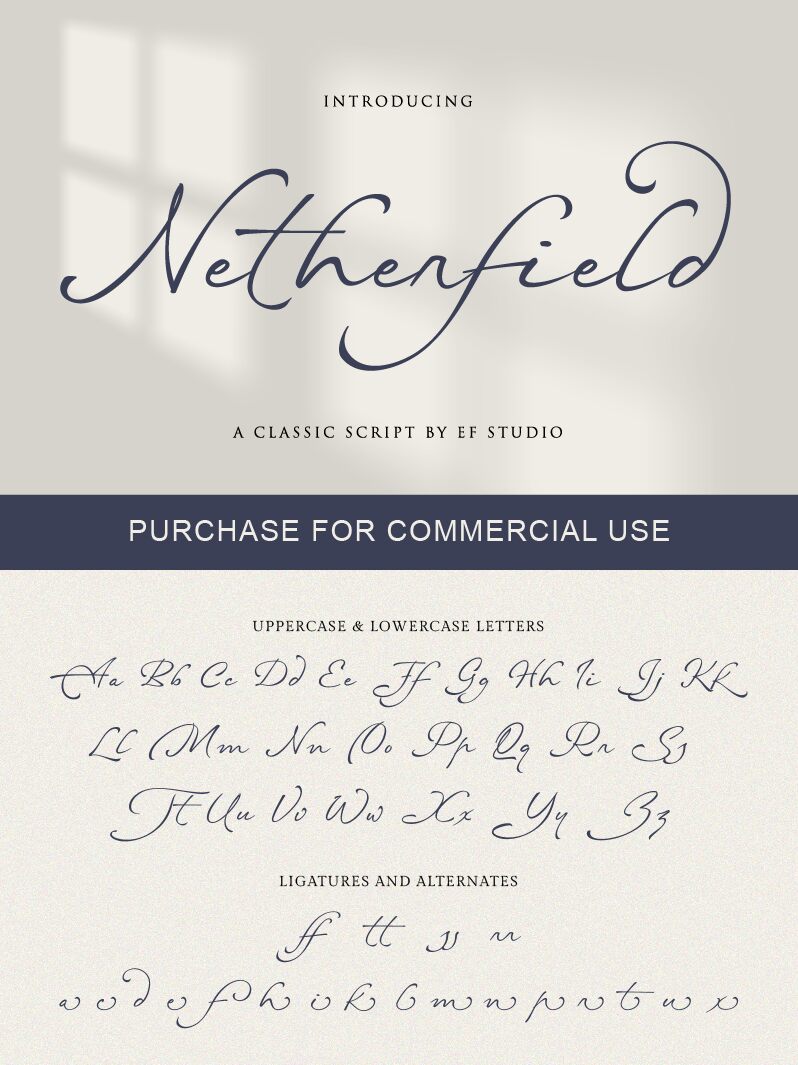 Netherfield Schriftart