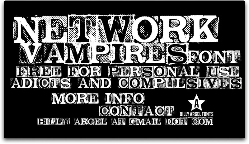 NETWORK VAMPIRES الخط