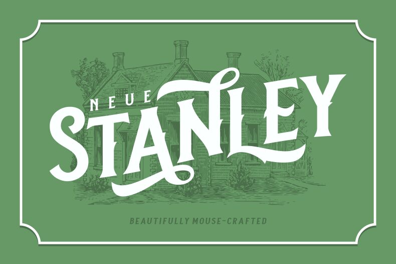 Neue Stanley Schriftart