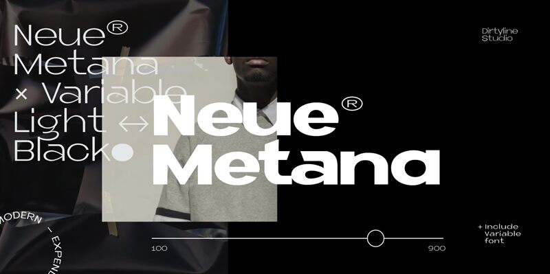 Neue Metana Schriftart