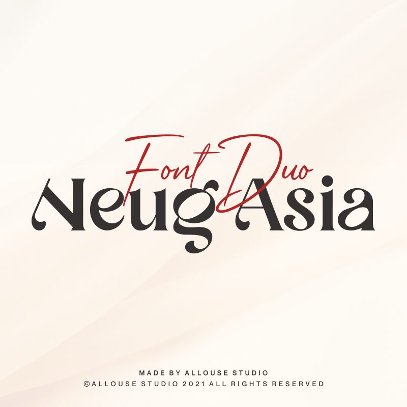 Neug Asia Script Шрифт