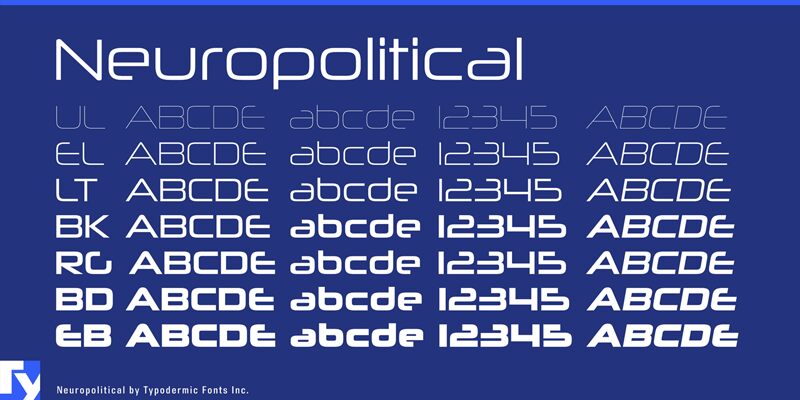 Neuropolitical Czcionka