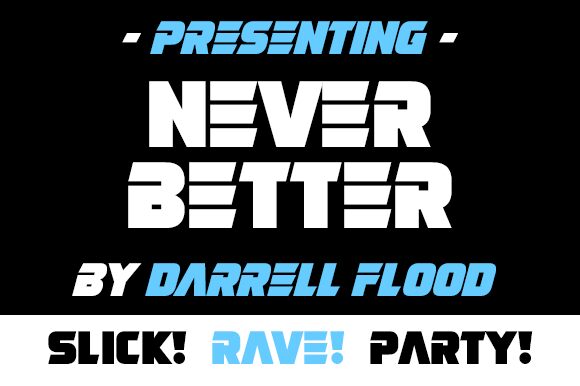 Never Better Czcionka