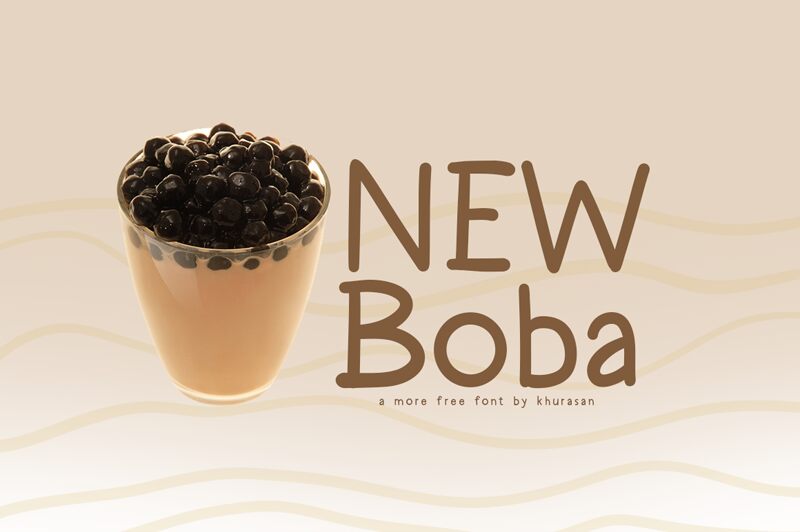 New Boba الخط