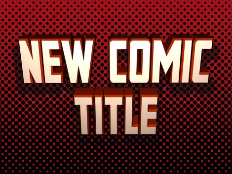 New Comic Title Schriftart