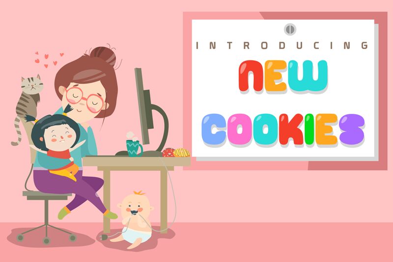 New cookies Schriftart