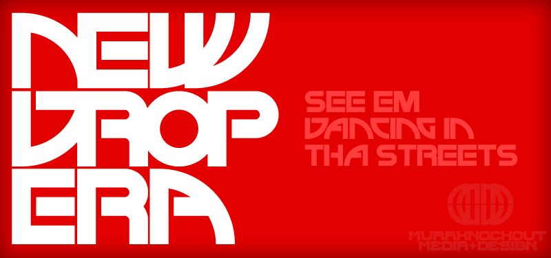 NEW DROP ERA Schriftart
