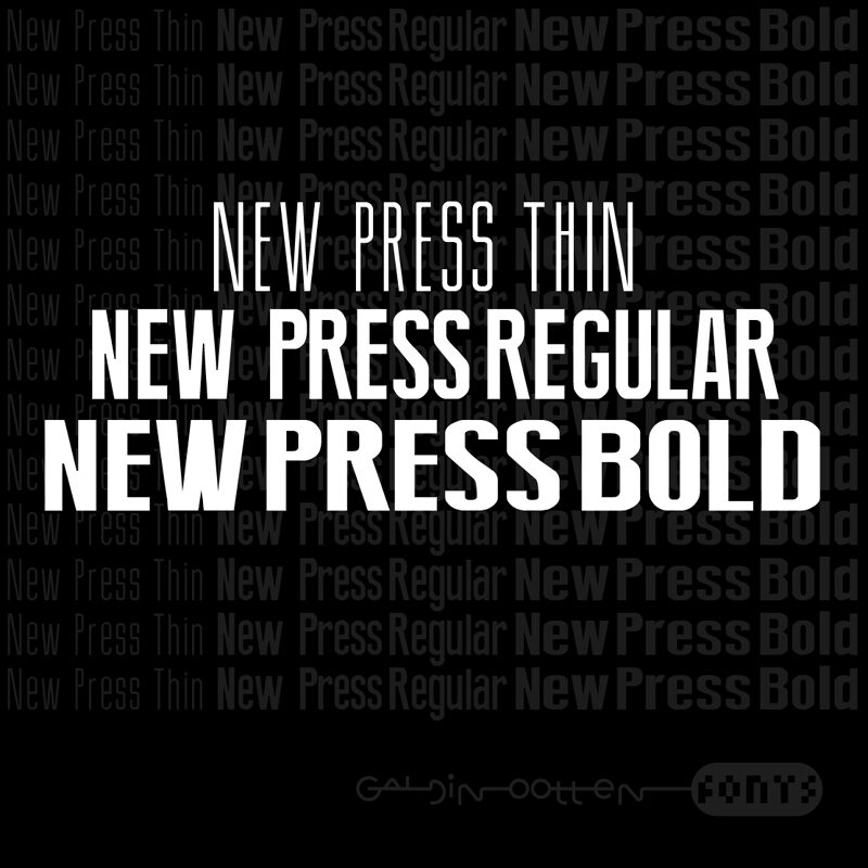 New Press 字体
